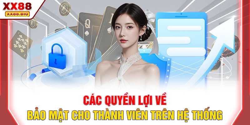 Các quyền lợi về bảo mật cho thành viên trên hệ thống
