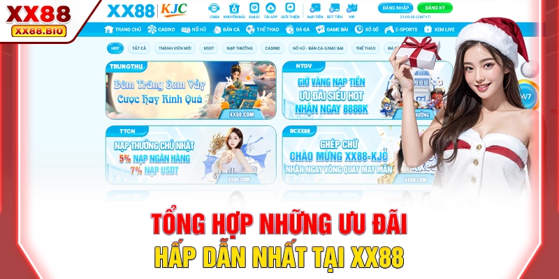 Tổng hợp những ưu đãi hấp dẫn nhất tại XX88
